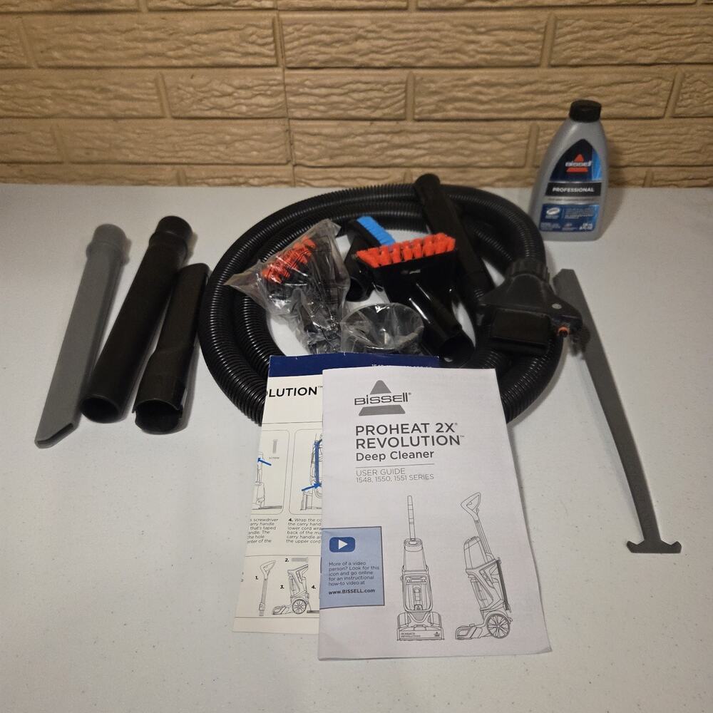 Bissell Proheat 2X Revolution Pet Pro 2 in 1 Upholstery Tool Hose & Attachments